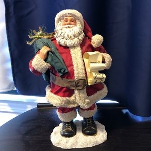 Fabric Mache Santa Claus